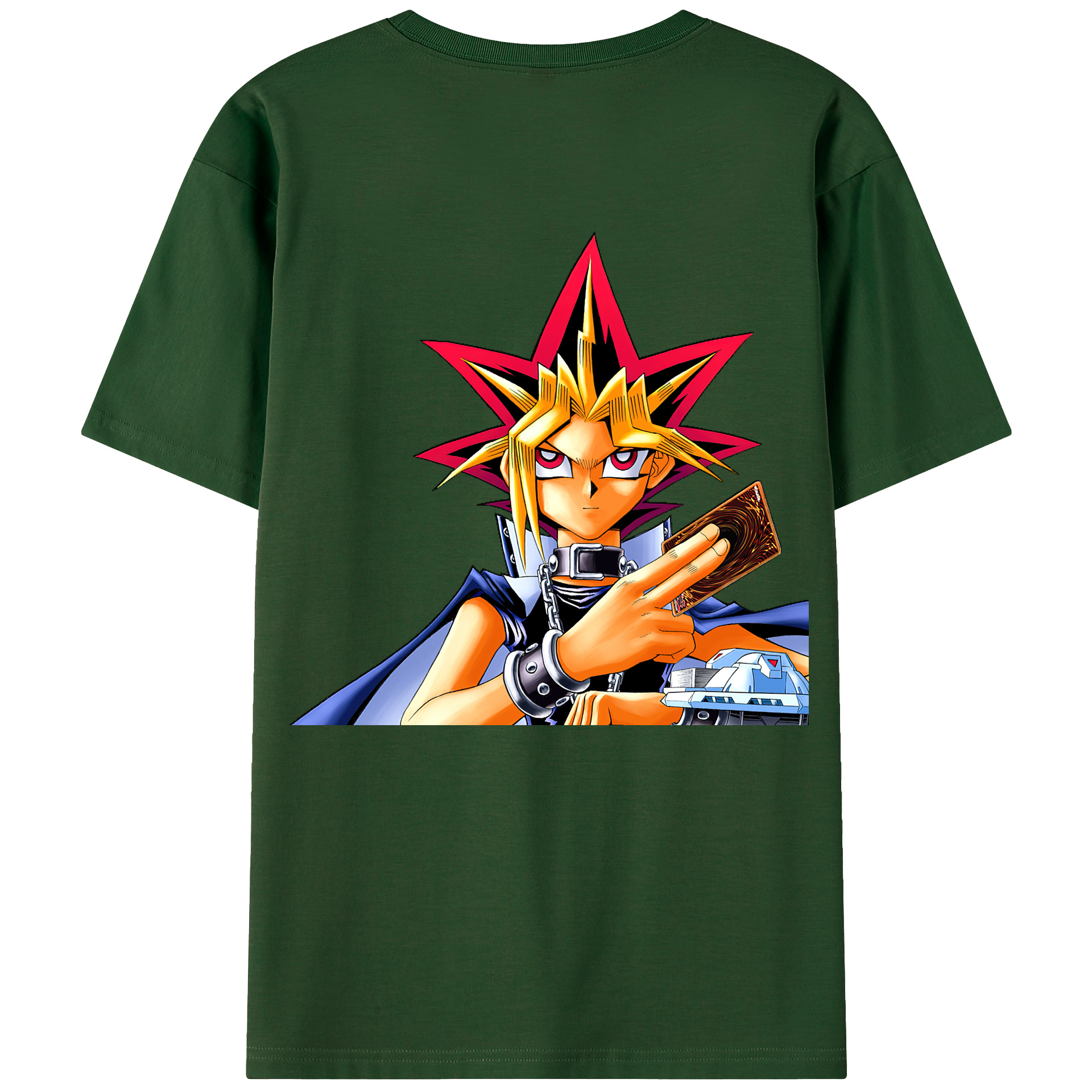 （画像用） 遊☆戯☆王 Yu-Gi-Oh! 綿100％半袖Tシャツ（背面プリント）